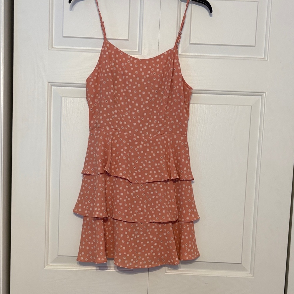 Forever 21 Peach Floral Dress